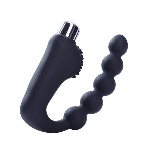 MizzZee - Pull Beaded Prostate Massager (Battery - Black)